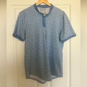 Mantra Coral Blue Polo Shirt